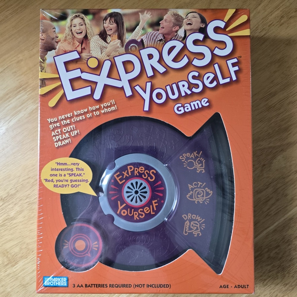 Express Yourself Game Parker Brothers 2003 NEW Sealed Party Game‎ Adult